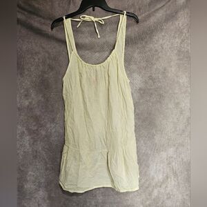 Junior's Flounce Mini Cover Up Dress Small‎